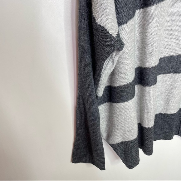 Stitch Fix l Colour Works Grey Cowl Neck Sweater, Medium - Picture 8 of 10